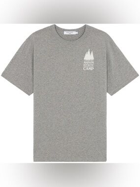 Maison Kitsuné Camp Graphic Tee - Heather Grey